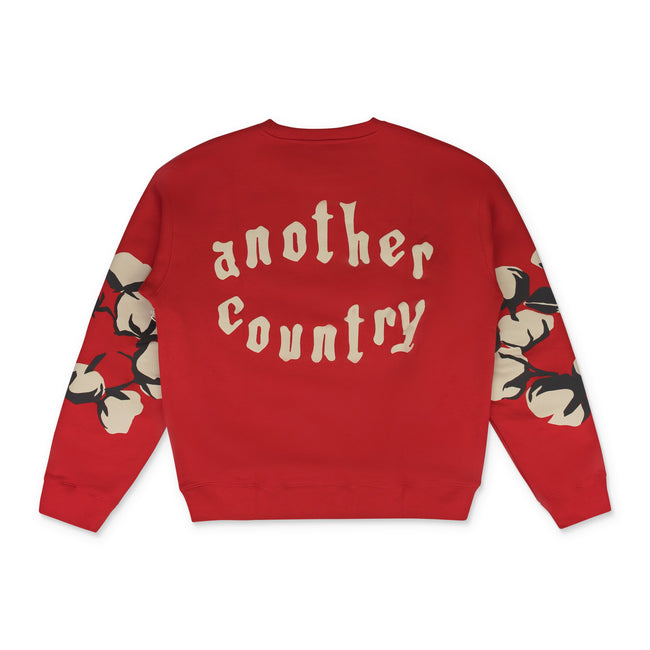 Denim Tears Red Cactus Wreath Crewneck Main Image