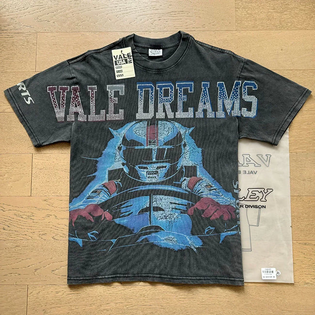 Vale Forever "Vale Dreams Racing" Vintage Tee (Black) Hover Image