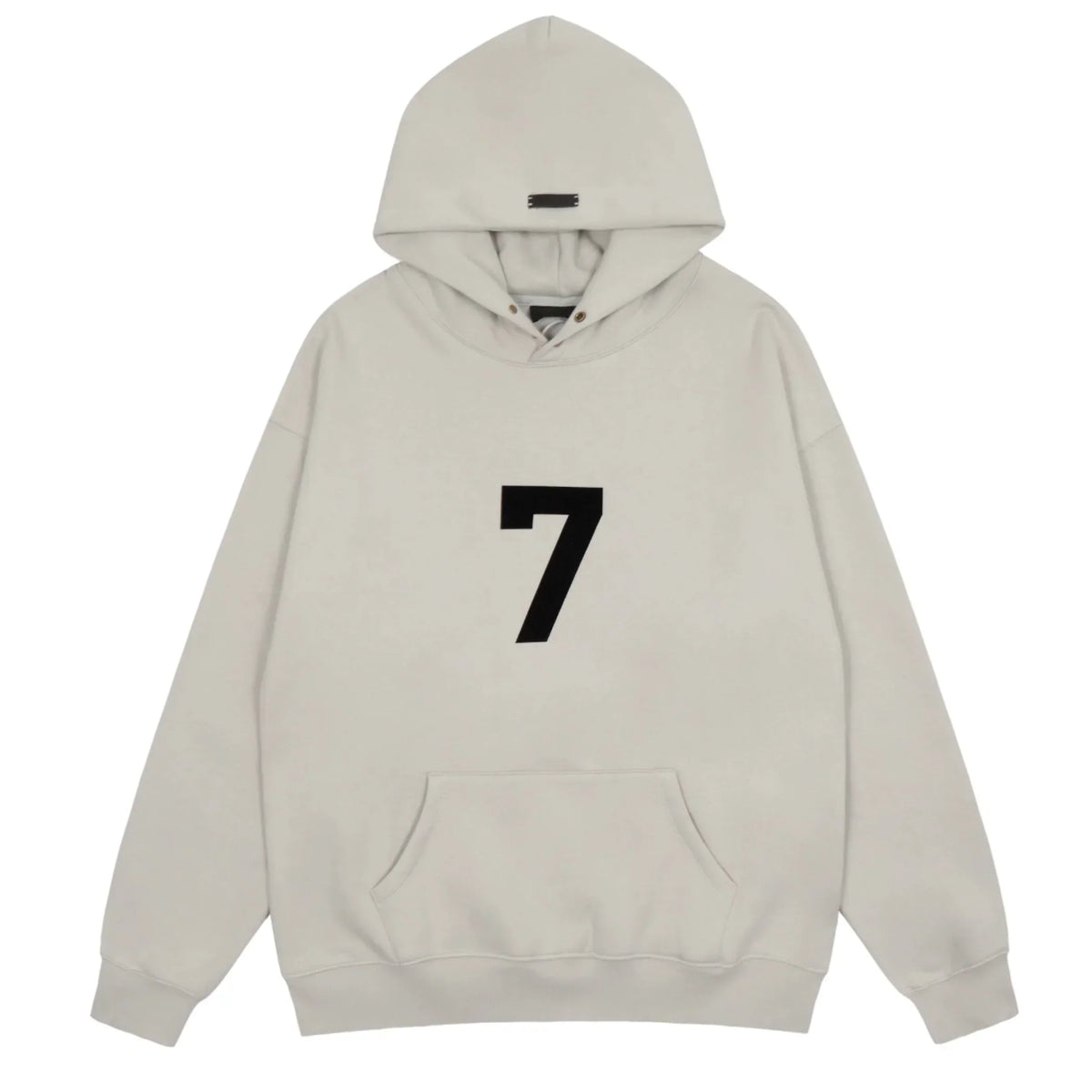 FOG double line heavyweight high street trendy brand hooded sweatshirt with plush loose sweatshirt jacket suitable for men and women, youthful and popular style (9)
