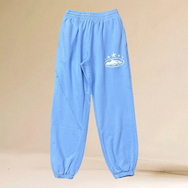 Corteiz 5-Star Devil's Island Heavyweight Sweatpants blue Hover Image