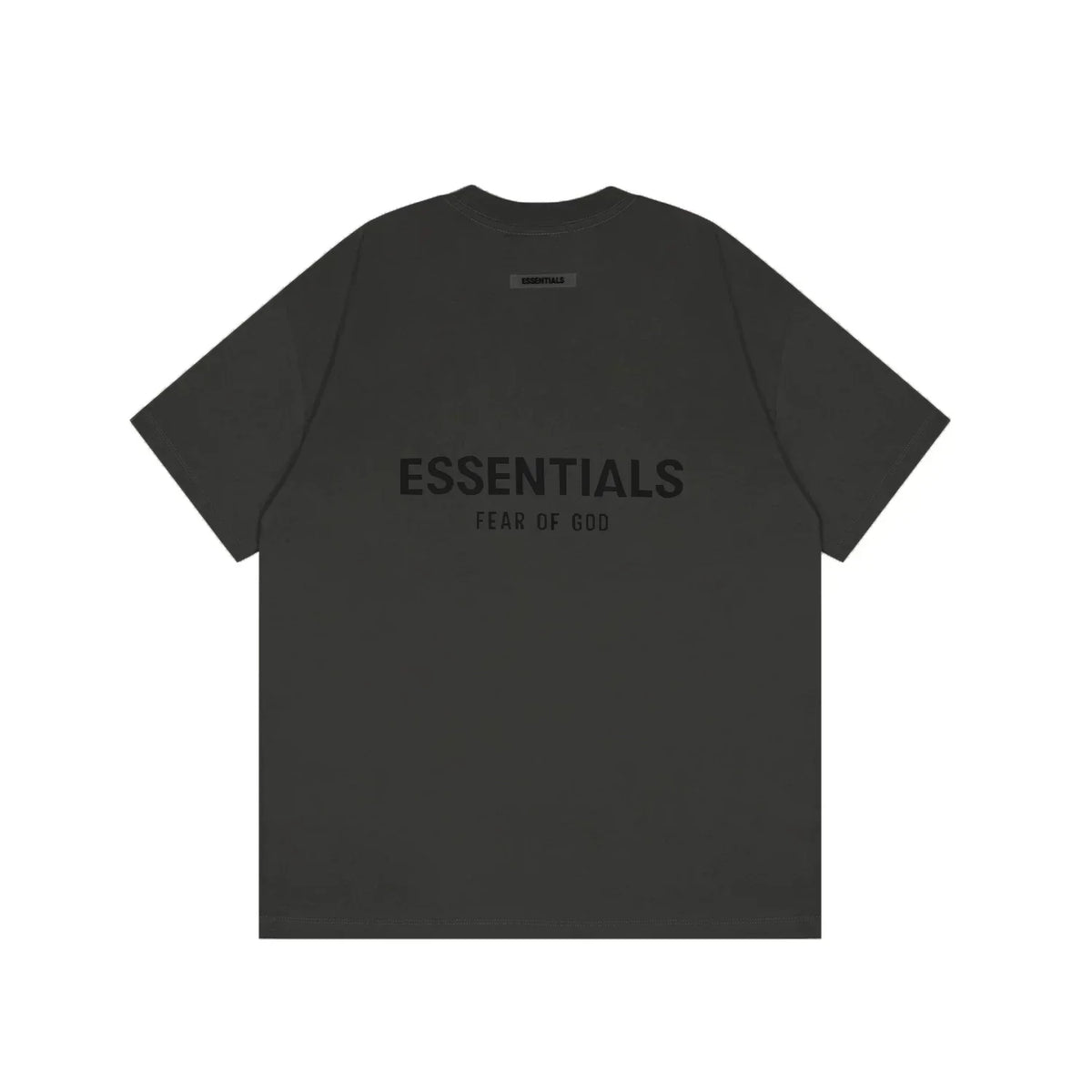 FOG double-line ESSENTIALS short-sleeved T-shirt men European and American couples trendy brand round neck loose cleanfit half-sleeved women (13)