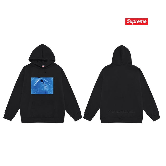 Supreme Tunnel Hoodie – Black Hover Image