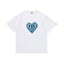 BAPE x PLAY Style Camo Heart Short-Sleeve Tee - White/Blue