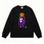 BAPE Style Baby Milo Peeking on Camo Ape Head Long-Sleeve Tee - Black/Purple