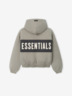 Fear Of God Essentials Kids Cropped Relaxed Panelled Hoodie