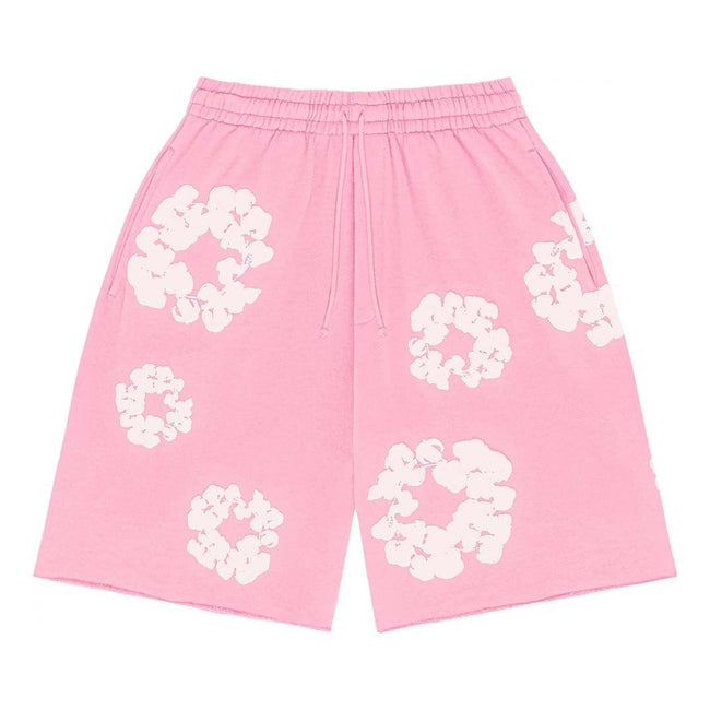 Denim Tears The Cotton Wreath Shorts Pink Hover Image