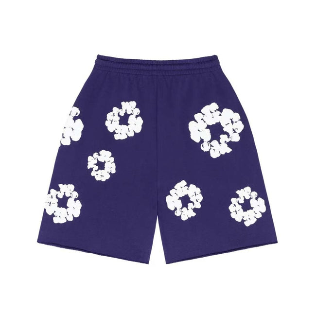 Denim Tears The Cotton Wreath Shorts Purple Main Image